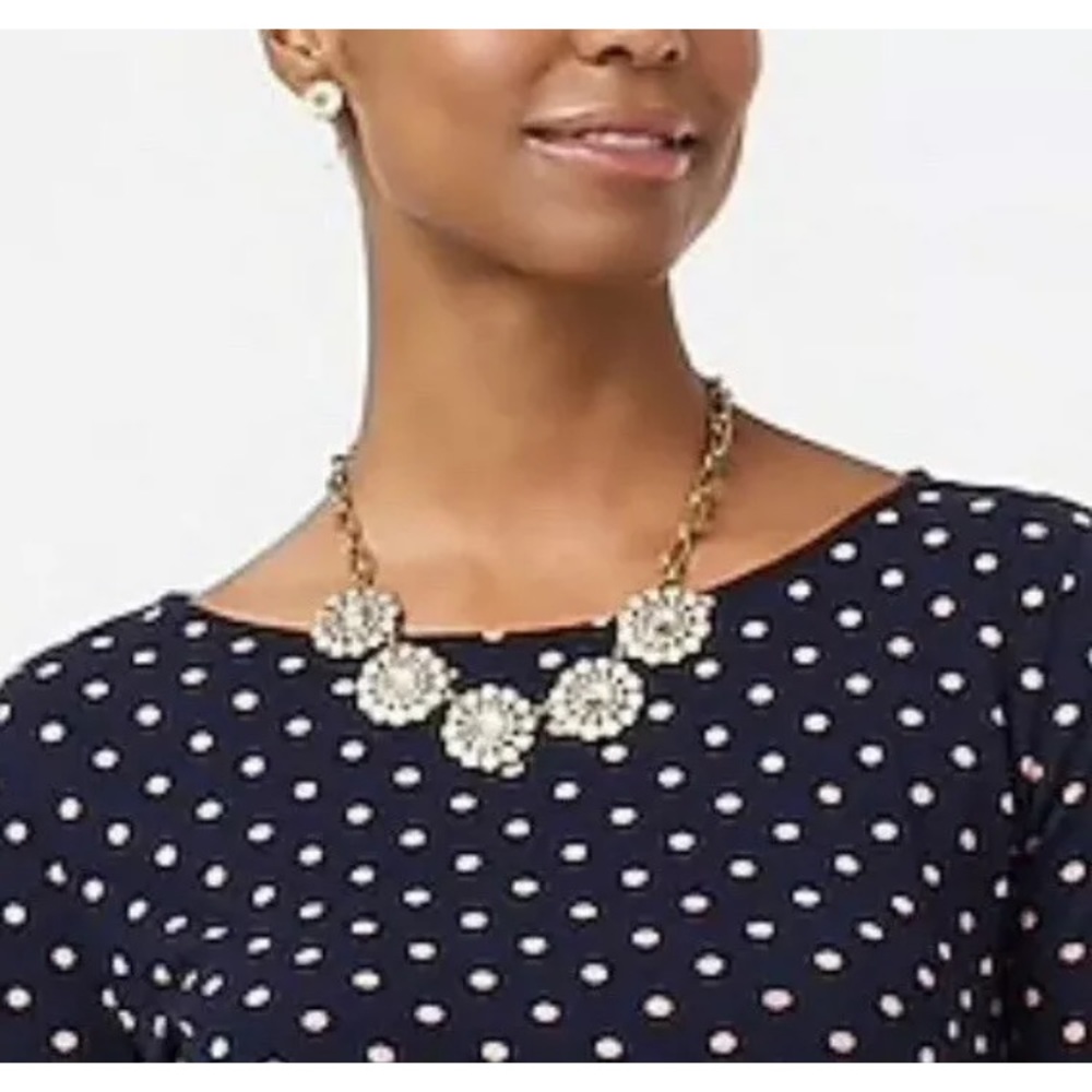 J Crew Circle Statement Necklace